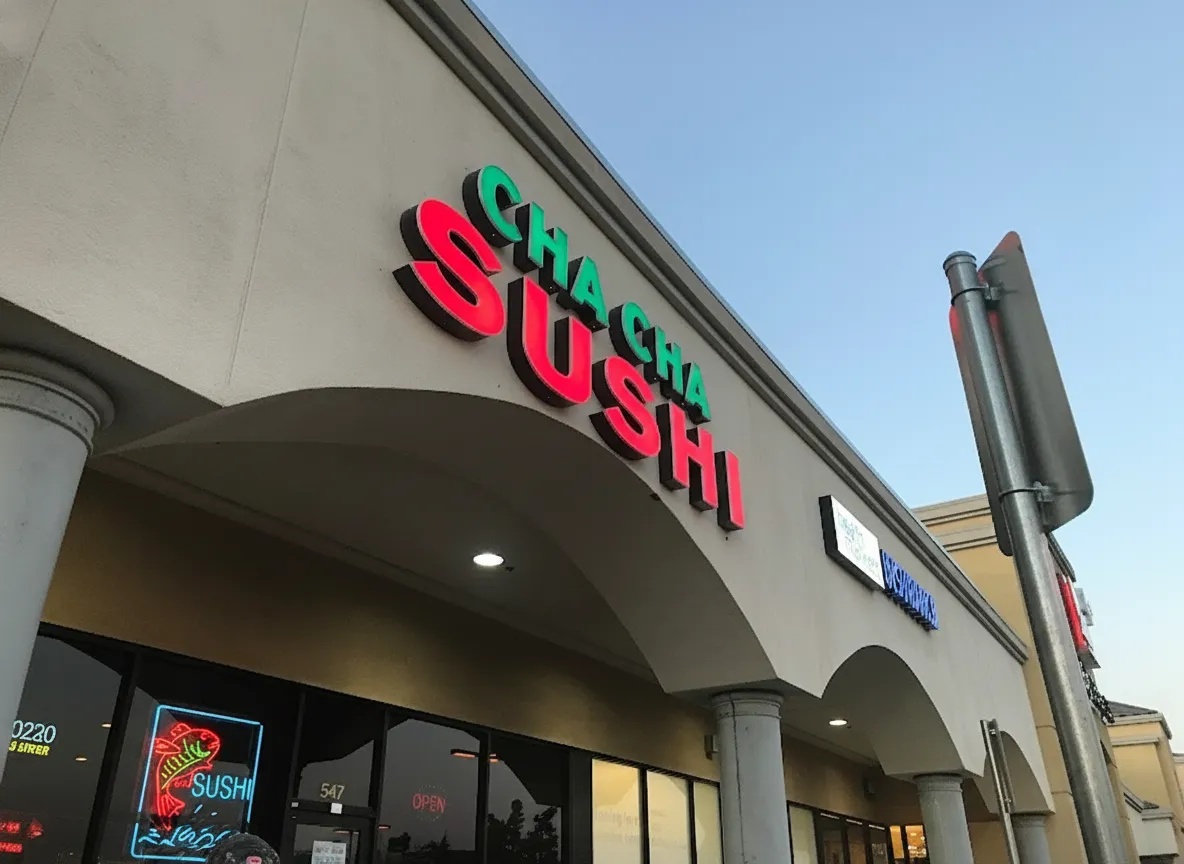 Cha Cha Sushi specialty rolls — vibrant and fresh
